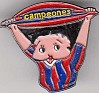 Betty Boop - Campeones - Multicolor - Spain - Metal - Sports,Football, FC Barcelona, Cartoon - 0